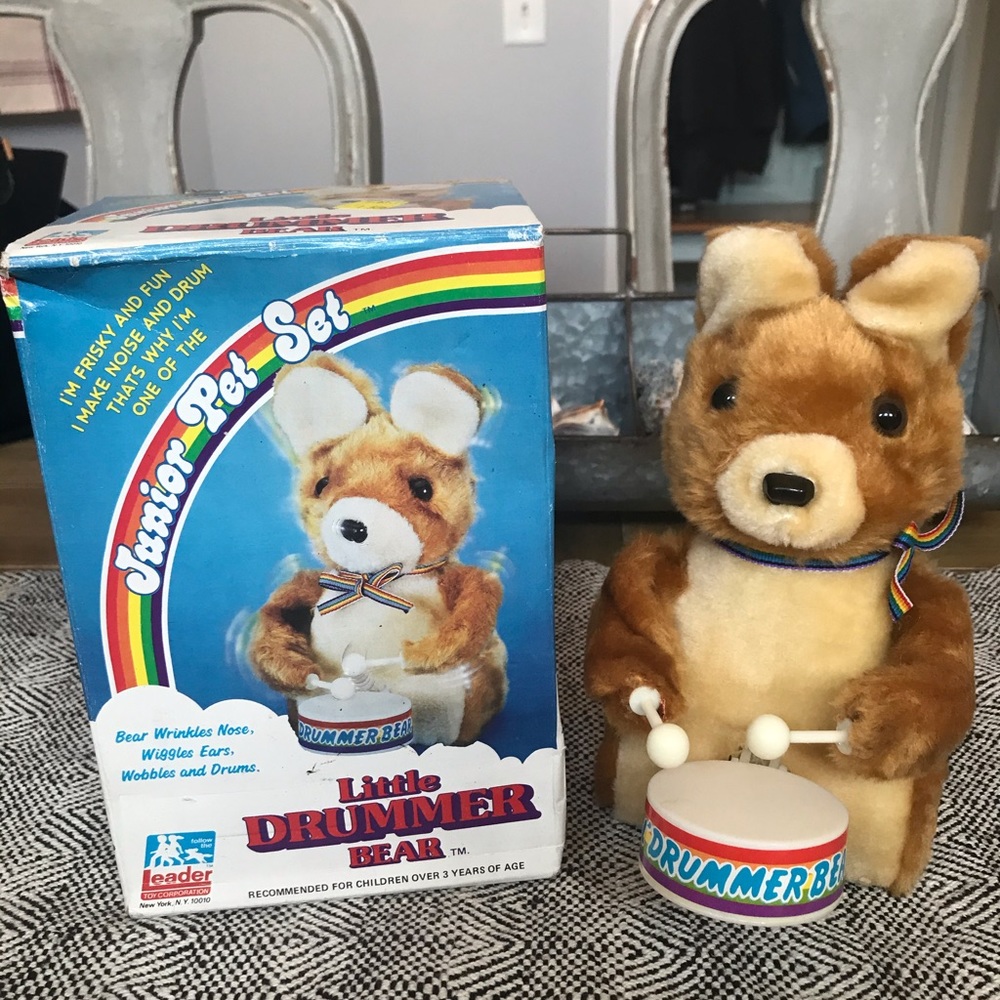 Vintage in box Little Drummer Bear